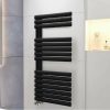 Sanica Sorno design fürdőszoba radiátor fekete 500x1200