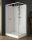 Sanplast szögletes zárt Zuhanykabin szett fehér 80x120 cm  kpl-KCD2/CLIIa-80x120fehér