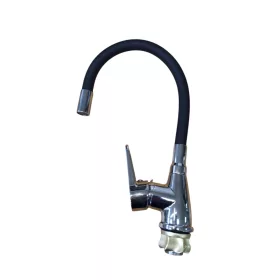   Zegor álló mosogató csaptelep fekete flexibilis kifolyócsővel