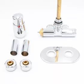   AREZZO design SPEARPEX/UNICO radiátor szelep króm, bal AR-SPEARPEX-CR-L
