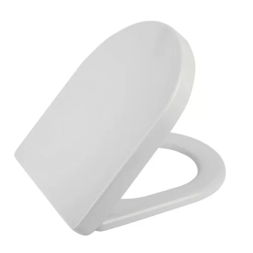 Styron WC ülőke D-FORMA fehér, duroplast műanyag, Soft Close (STY-550-11)