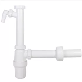   Styron Mosogató szifon egymedence, mosógép csatlakozós STY070