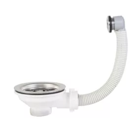   Styron Mosogató leeresztő kör, túlfolyós Góliát 1 medencés STY-656