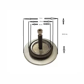 Kádszifonhoz leeresztő króm STY-036-2