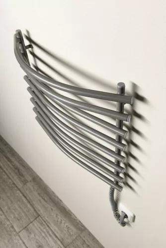 Sapho/Aqualine SUCH elektromos törölközőszárító radiátor ezüst 570x465mm 72W