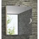 Tboss MIRROR BOX RECTA 75 Tükrös felsőszekrény 30cm-es LED lámpával, 75x80/16cm