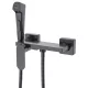 Sapho/Aqualine bidézuhany keverő csapteleppel, gun metal