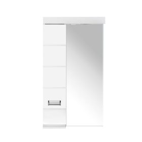   Viva Style SZQUARE 75 Tükrös fürdőszobai szekrény - BALOS szekrénnyel - 75 x 97 x 15 cm