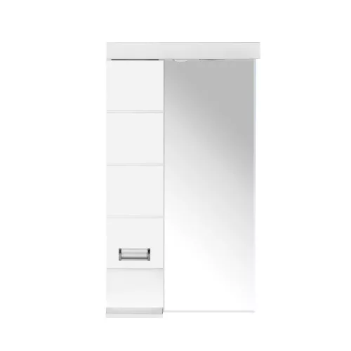 Viva Style SZQUARE 75 Tükrös fürdőszobai szekrény - BALOS szekrénnyel - 75 x 97 x 15 cm