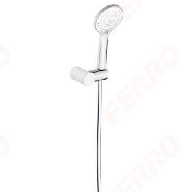   Ferro NOSTRIS zuhanyszett: zuhanytartó fix, zuhanyfej, gégecső, króm