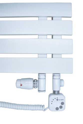 AREZZO design VARIOPEX/INTEGRA radiátor szelep fekete, jobb AR-VARIOPEX-B-R