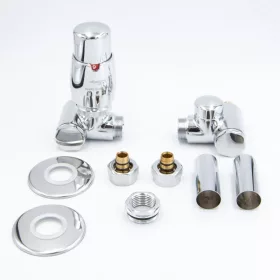   AREZZO design VARIOPEX/INTEGRA radiátor szelep króm, bal AR-VARIOPEX-CR-L