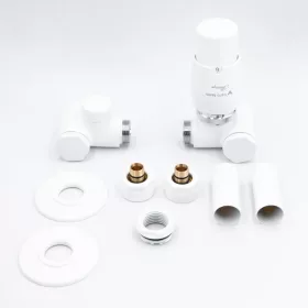   AREZZO design VARIOPEX/INTEGRA radiátor szelep fehér, jobb AR-VARIOPEX-W-R