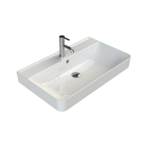 CeraStyle HERA PULTRA ültethető Top Counter porcelán mosdó 80x48cm