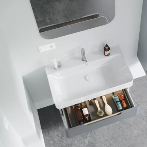 CeraStyle HERA PULTRA ültethető Top Counter porcelán mosdó 80x48cm