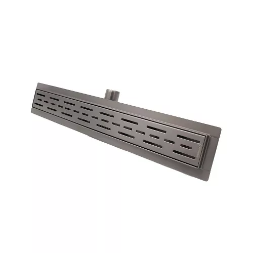 Ermetiq Zuhanyfolyóka 700x70mm rozsdamentes a test és rács Clasic SZÜRKE