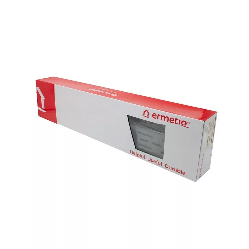Ermetiq Zuhanyfolyóka 700x70mm rozsdamentes a test és rács Clasic SZÜRKE