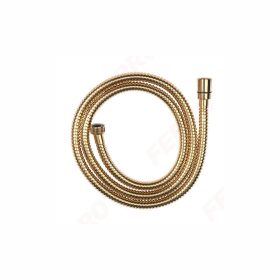   Ferro Csavarodásmentes fém aranyszínű zuhanycső 150 cm W35