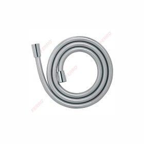   Ferro SILVER SHINE ezüst csavarodásmentes zuhanycső kónuszos vég 150 cm W41