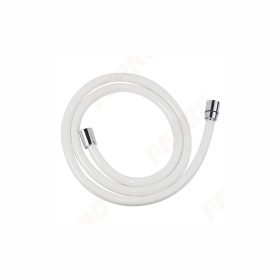   Ferro Csavarodásmentes fehér műanyag zuhanycső 150 cm W42