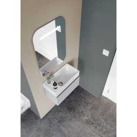   CeraStyle SHARP porcelán mosdókagyló 50 cm - 50 x 25 cm - BAL CSAPLYUKAS