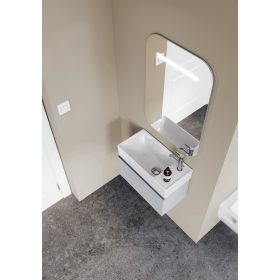   CeraStyle SHARP porcelán mosdókagyló 50 cm - 50 x 25 cm - JOBB CSAPLYUKAS