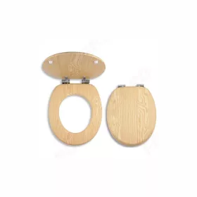   Ferro soft close kőris wc ülőke, fahatású MDF WC/SOFTJASAN