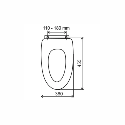 Ferro soft close fehér wc ülőke easy click, MDF WC/SOFTMDF