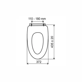 Ferro soft close wc ülőke, MDF WC/SOFTSTONE2
