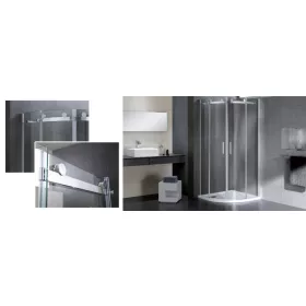  Wellis Virgo két tolóajtós íves kabin, Easy Cleannel, üvegtörés garanciával