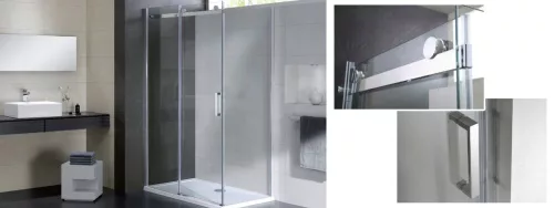 Wellis Vincenzo egy tolóajtós szögletes kabin, Easy Cleannel, üvegtörés garanciával