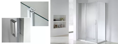 Wellis Triton egy nyílóajtós szögl. kabin, Easy Cleannel, üvegtörés garanciával