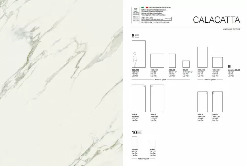 AVA La Fabbrica CALACATTA  kerámia burkolólap