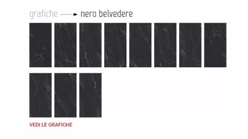 AVA La Fabbrica NERO BELVEDERE kerámia burkolólap