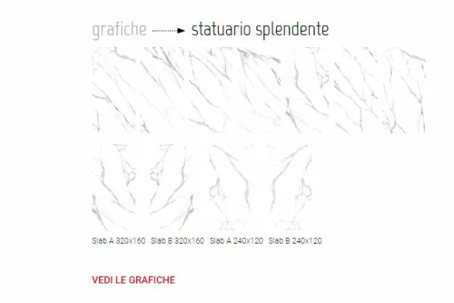 AVA La Fabbrica STATUARIO SPLENDENTE  kerámia burkolólap