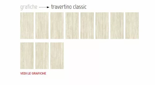 AVA La Fabbrica TRAVERTINO CLASSIC kerámia burkolólap
