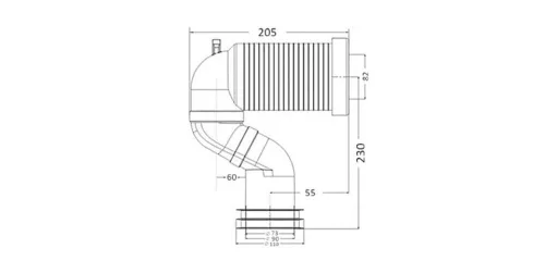 Wellis Clement álló rimless WC