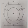 Diplon gyermek WC ülőke duroplast műanyag, fehér, fém zsanérral (WSM5520)
