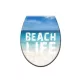 WC ülőke MDF BEACH LIFE feliratos (Styron:WÜ-101)