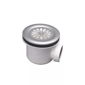   Ravak Basic zuhanytálca szifon d90mm, csiszolt alumínium ráccsal