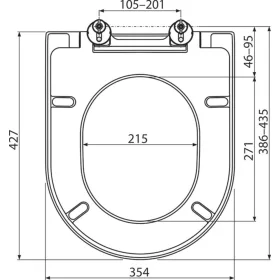 Ravak WC ülőke Uni Chrome SoftClose X01549