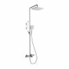 Ravak Termo 300 zuhanyoszlop termosztátos csapteleppel és zuhanyszettel, kádhoz, króm/fehér TE 092.00/150