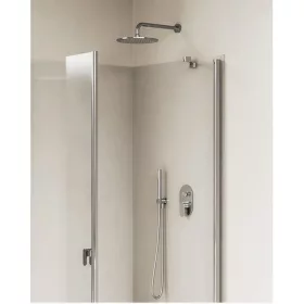   Ravak FLAT falba süllyesztett csaptelep váltóval R-Boxhoz, króm FL 065.00CR.O2.RB070