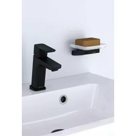   Ravak 10° Free Black álló mosdócsaptelep leeresztő nélkül 14cm TDF012.20BL