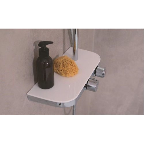 Ravak Termo zuhanyoszlop Stop funkcióval és polccal króm/fehér TE 094.01CR (Kifutó-2026)