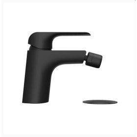   Ravak FLAT bidécsaptelep leeresztővel, matt fekete FL 055.20BL (Kifutó-2026)