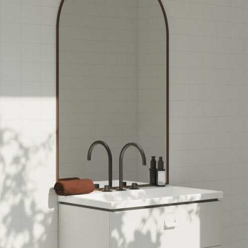 Ravak Espirit ES 018.20GB álló mosdócsaptelep háromfuratos Graphite