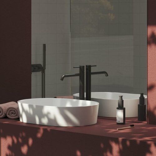 Ravak Espirit ES 015.01BLM Black Matt álló mosdócsaptelep BeCool