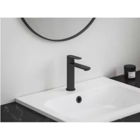   Ravak Chrome II mosdócsaptelep 175mm lefolyó nélkül fekete CR II 014.20BL