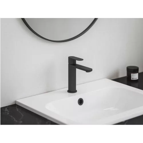 Ravak Chrome II mosdócsaptelep 175mm lefolyó nélkül fekete CR II 014.20BL